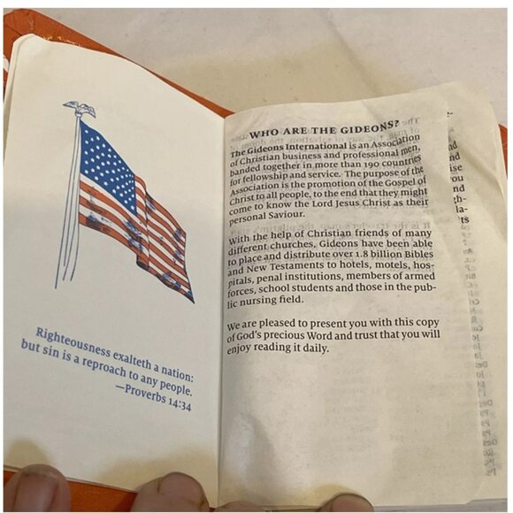 Gideons New Testament Psalms & Proverbs Pocket Bible Book Word of God Religion - Picture 7 of 8
